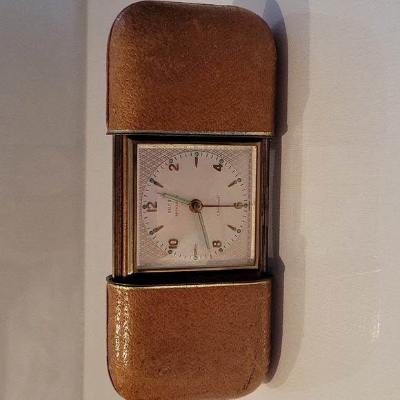 Vintage Selfix adjusted climatzed travel pocket clock made in Germany - Picture 1 of 7